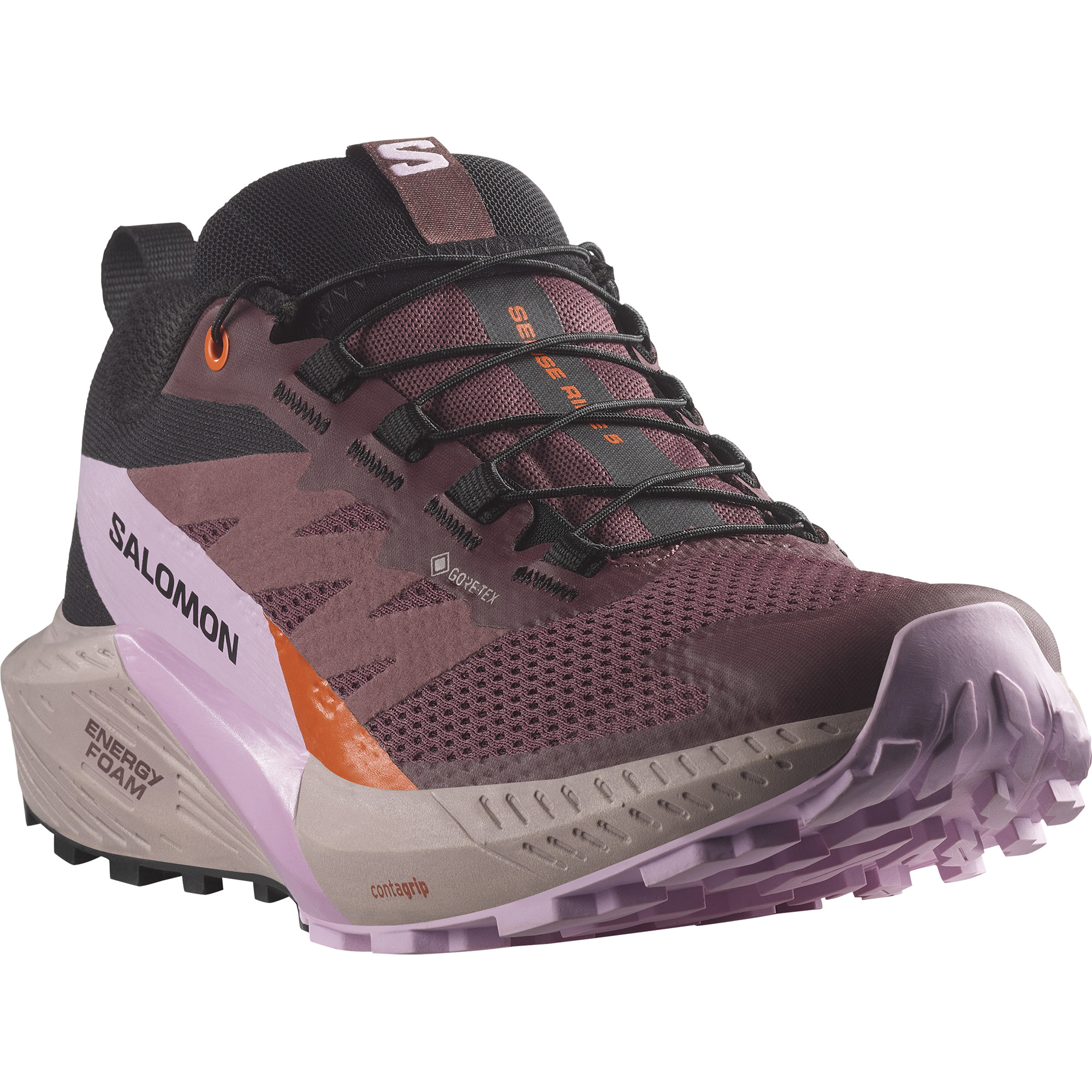 Salomon Women's Sense Ride 5 GORE-TEX Catawba Grape/Orchid